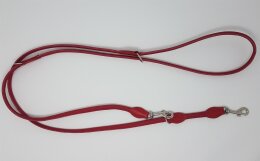 Halsband soft Leder rot