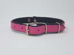 Hundehalsband pink Leder