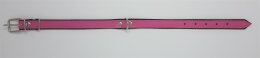 Hundehalsband pink Leder