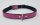 Hundehalsband Leder pink