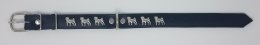 Hundehalsband Mops schwarz 50 cm