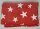 Kuschelfleece Decke rot mit Sternen