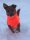 Hundemantel neon orange Fleece S