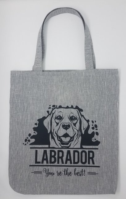 Tasche &quot;Labrador&quot; hellgrau