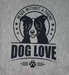 Tasche &quot;Dog Love-Never without a Friend&quot;