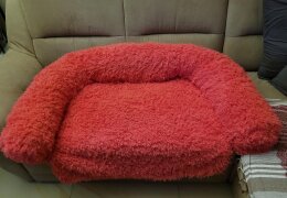 Sofa Hundebett rot Gr&ouml;&szlig;e L